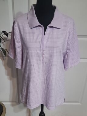 High Sierra Lavender Short-Sleeve Polo